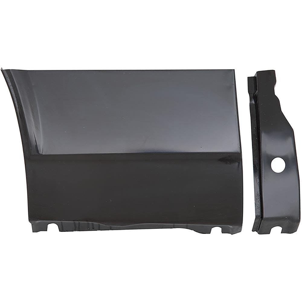 1967-68 Camaro, Firebird Lower Rear Front Fender Patch Panel with Brace LH