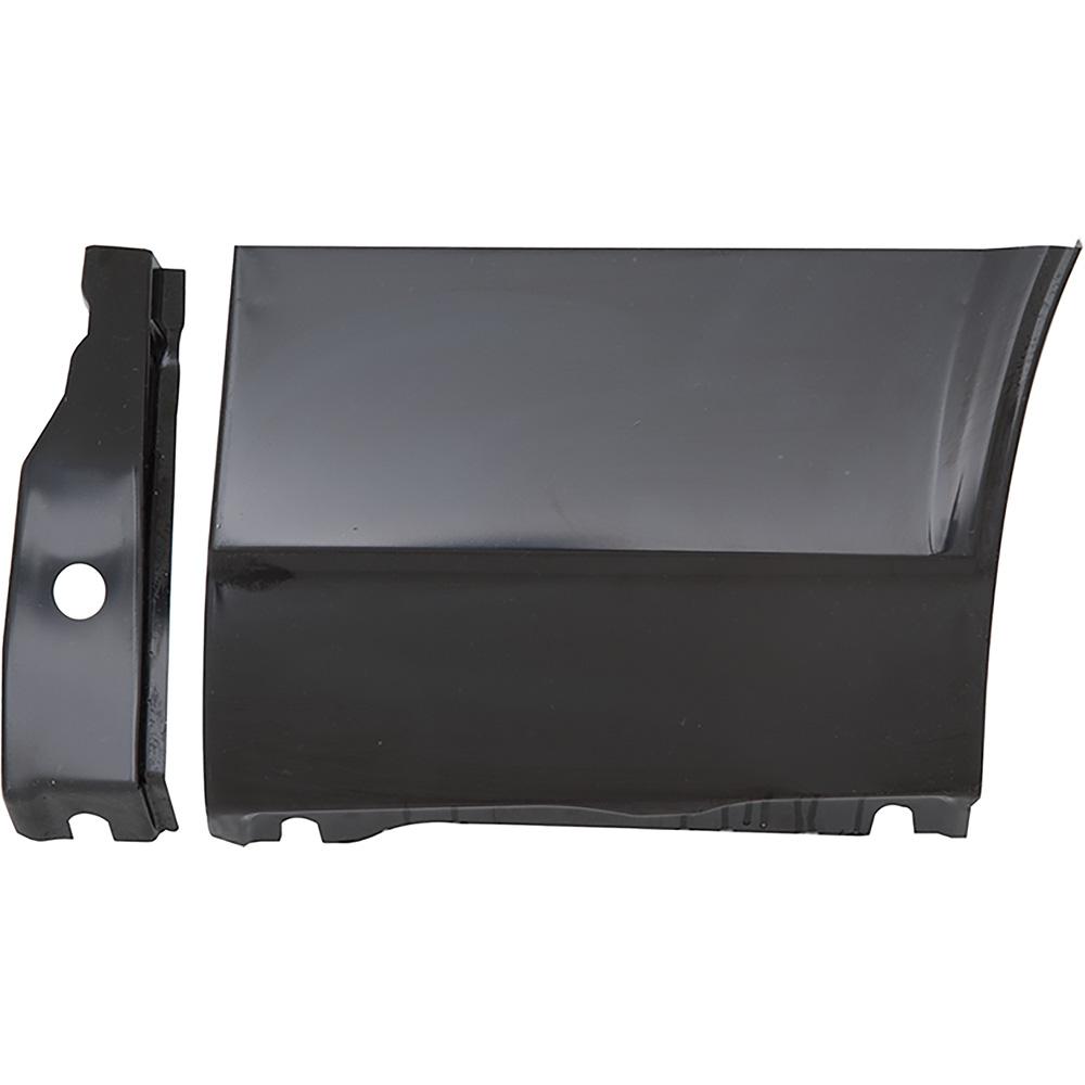 1967-68 Camaro, Firebird Lower Rear Front Fender Patch Panel with Brace RH, Passenger Side