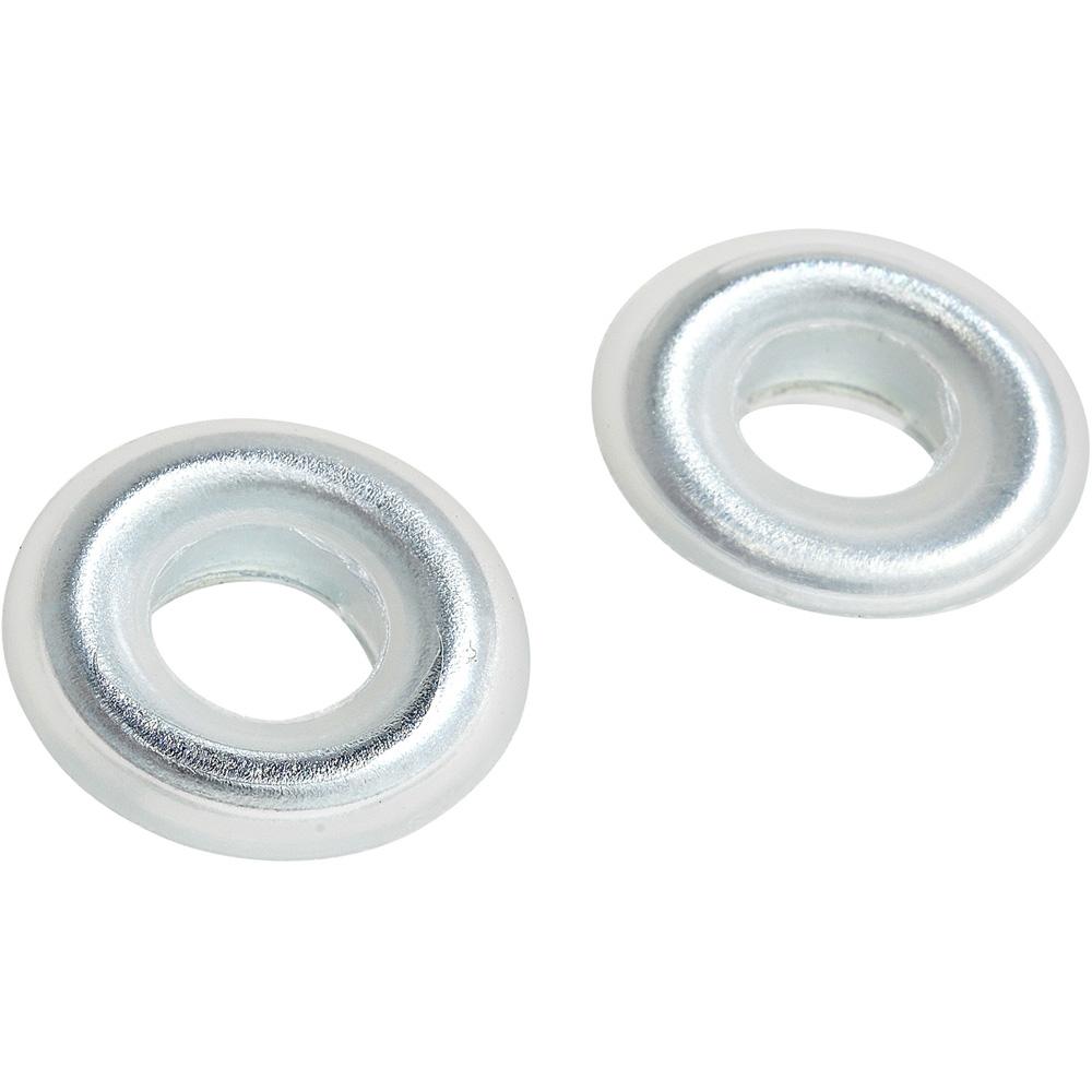 1961-64 GM Door Lock Knob Ferrules Clear Pair Various Models