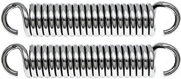 1956 Chevy Bel Air, 150, 210, Nomad Hood Hinge Springs Polished Stainless RH & LH Pair