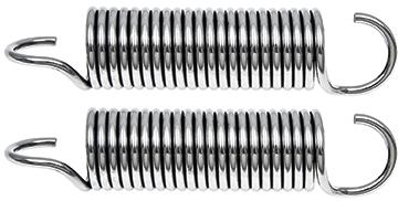 1966-67 Nova, 1967-69 Camaro, 71-76 Impala, 76-77 Chevelle, El Camino Hood Hinge Springs Polished Stainless RH & LH Pair Made in the USA!