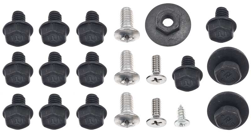 1967 Camaro, Firebird Inner Door Hardware Mounting Set Per Side