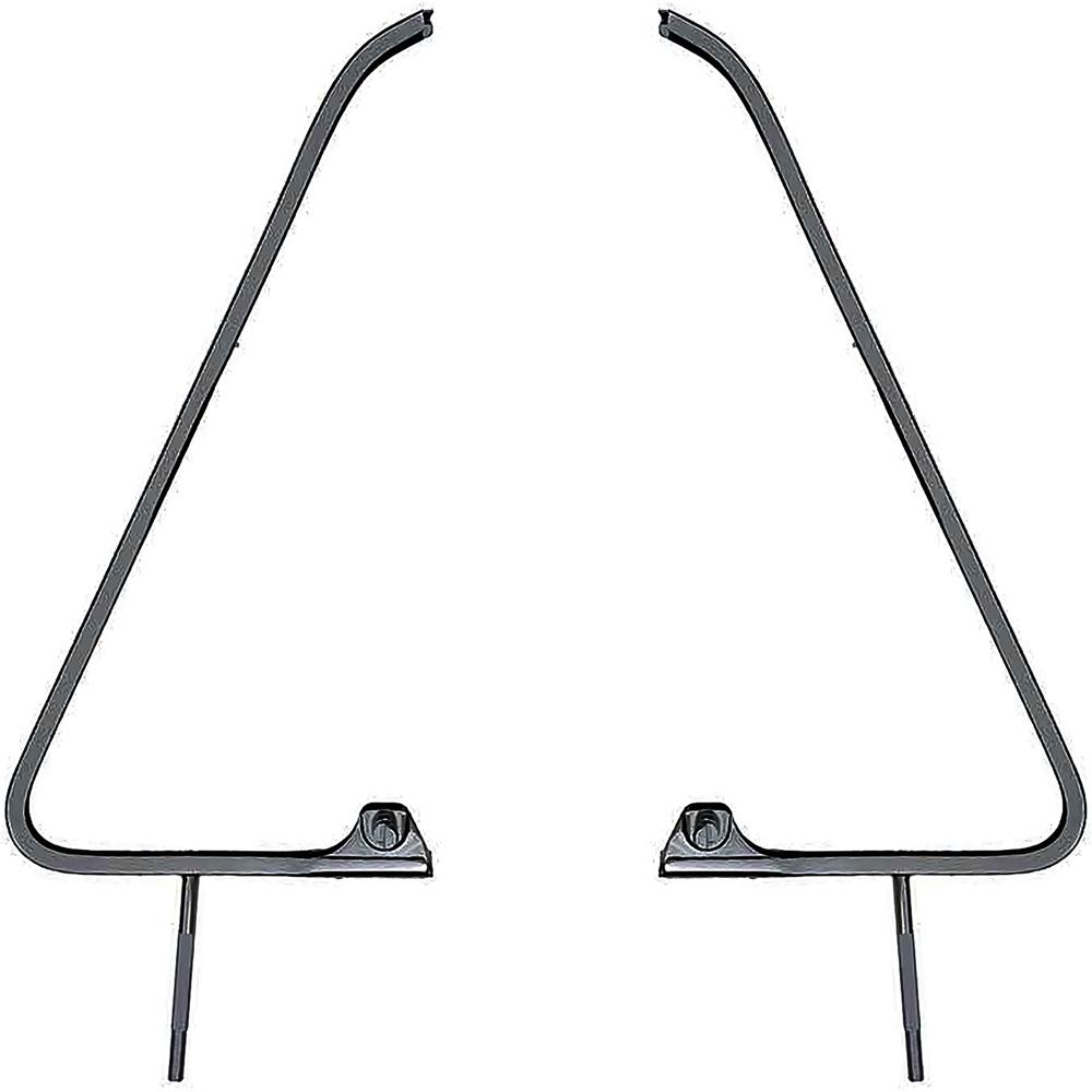 1964-66 Chevrolet, GMC Truck, Panel, Suburban, Vent Window Glass Frames, Black Painted, LH and RH Oair