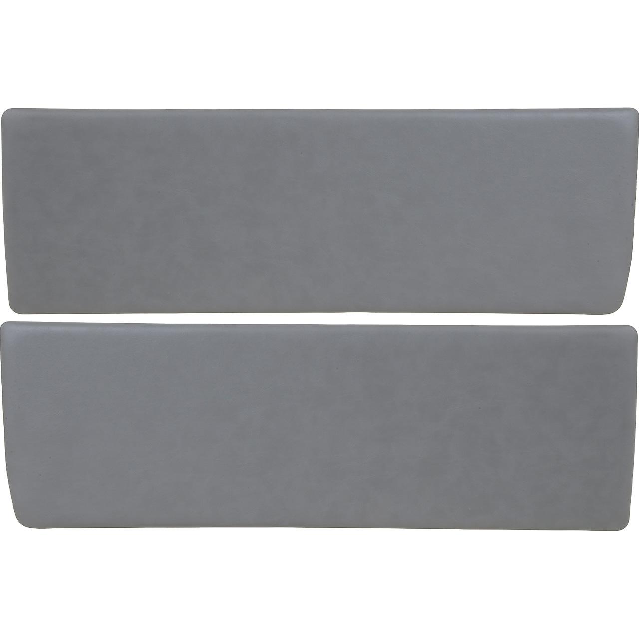 1947-55 Chevy, GMC Pickup Truck Interior Door Panel Insert Set Padded Vinyl Adhesive Backed Gray Pair