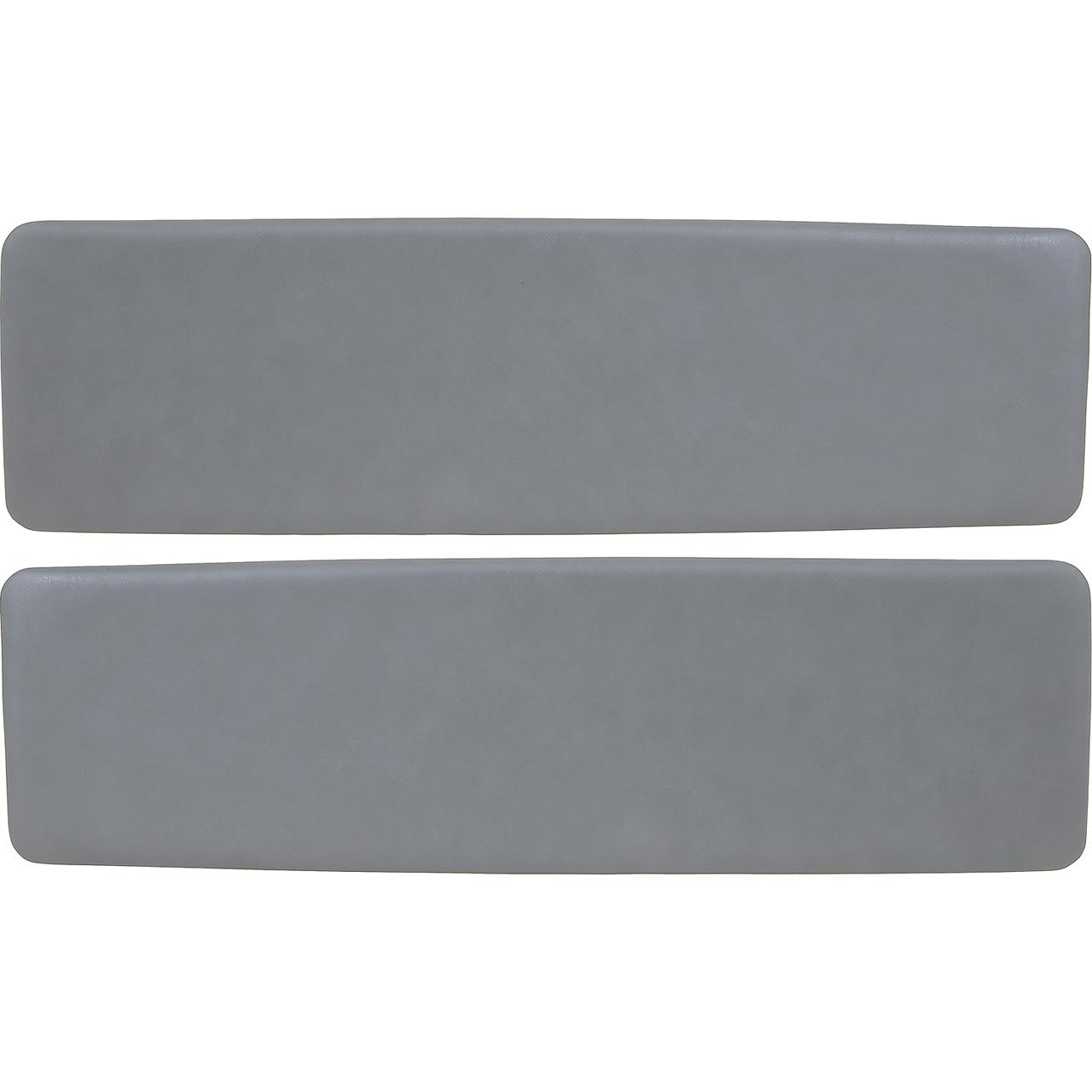1964-66 Chevy, GMC Pickup Door Panel Inserts Padded Vinyl, Gray