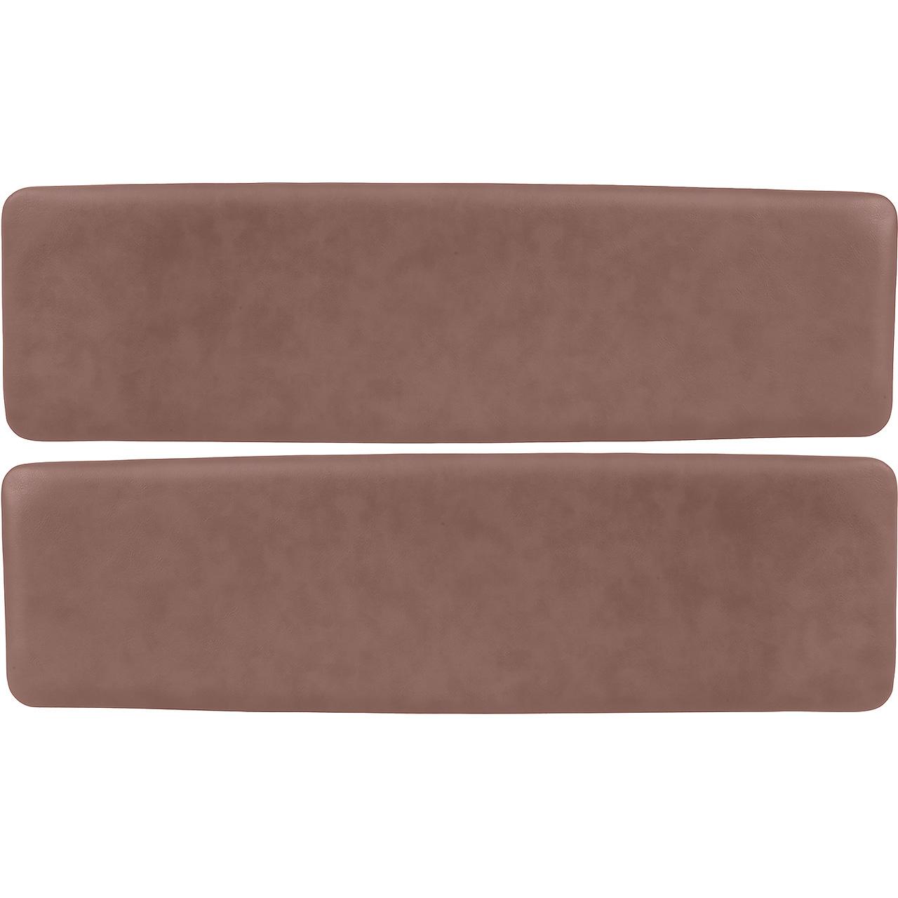1964-66 Chevy, GMC Pickup Door Panel Inserts Padded Vinyl, Brown