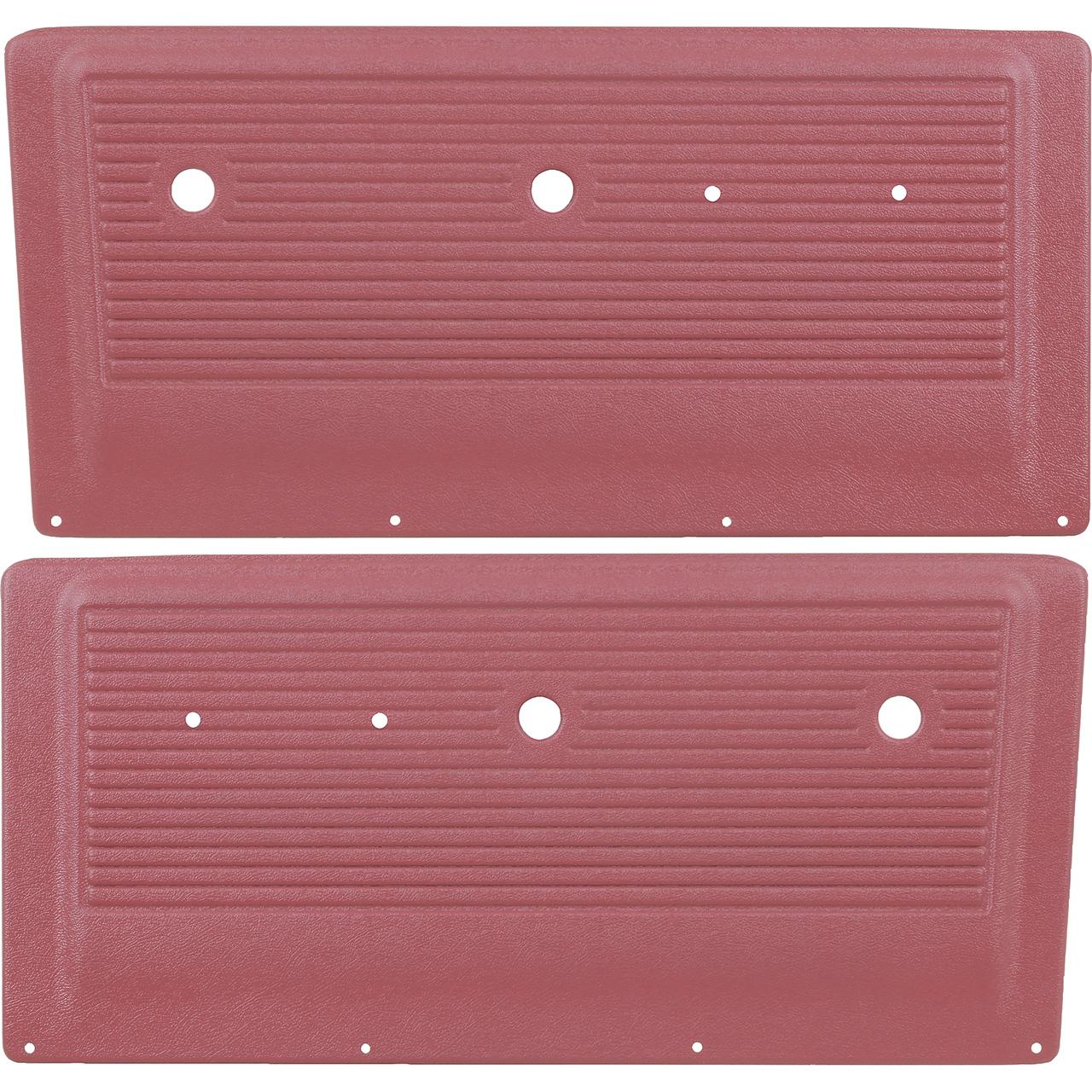 1967-71 Chevy, GMC Pickup, Blazer, Jimmy, Suburban Interior Door Panels ABS Red RH & LH Pair