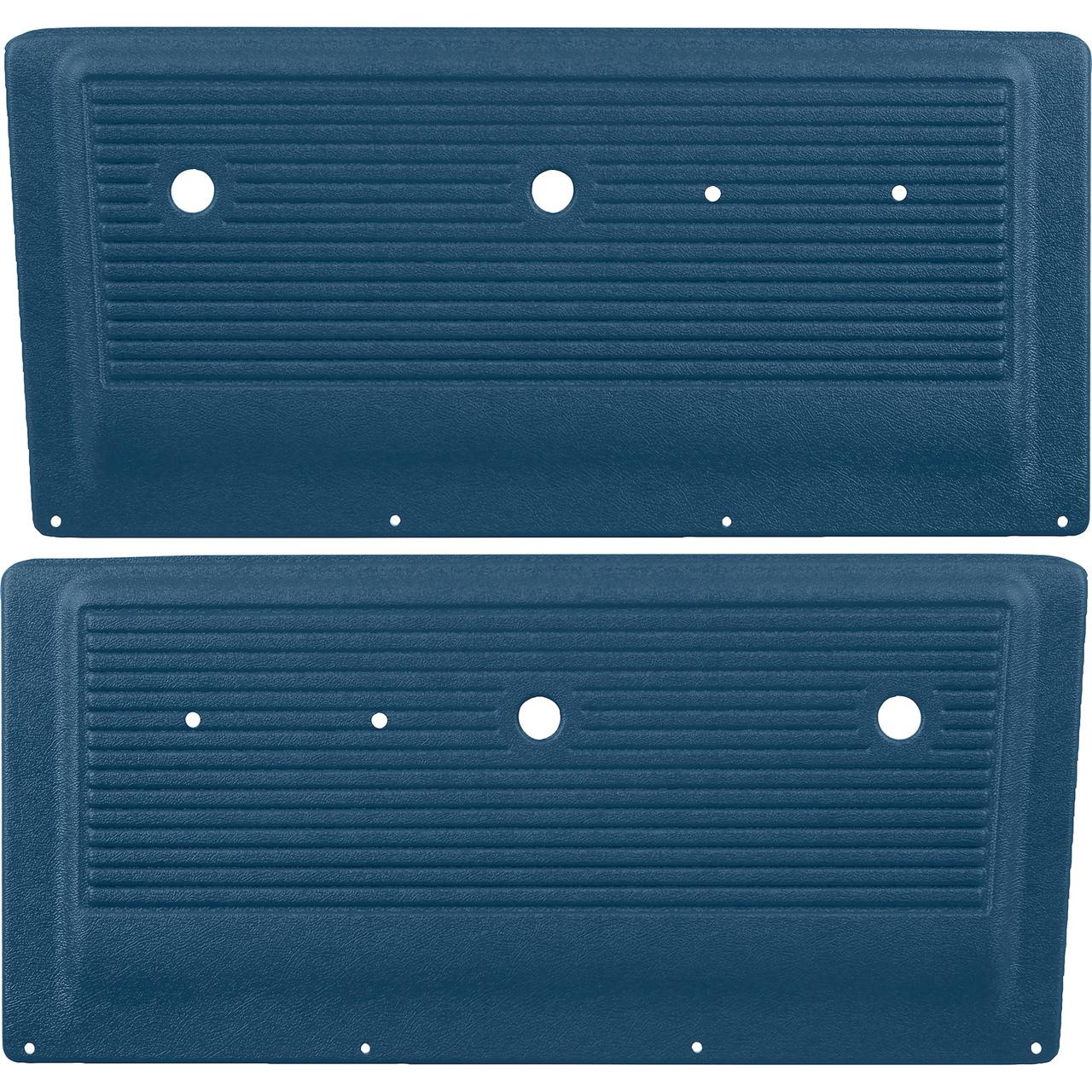 1967-71 Chevy, GMC Pickup, Blazer, Jimmy, Suburban Interior Door Panels ABS Blue RH & LH Pair