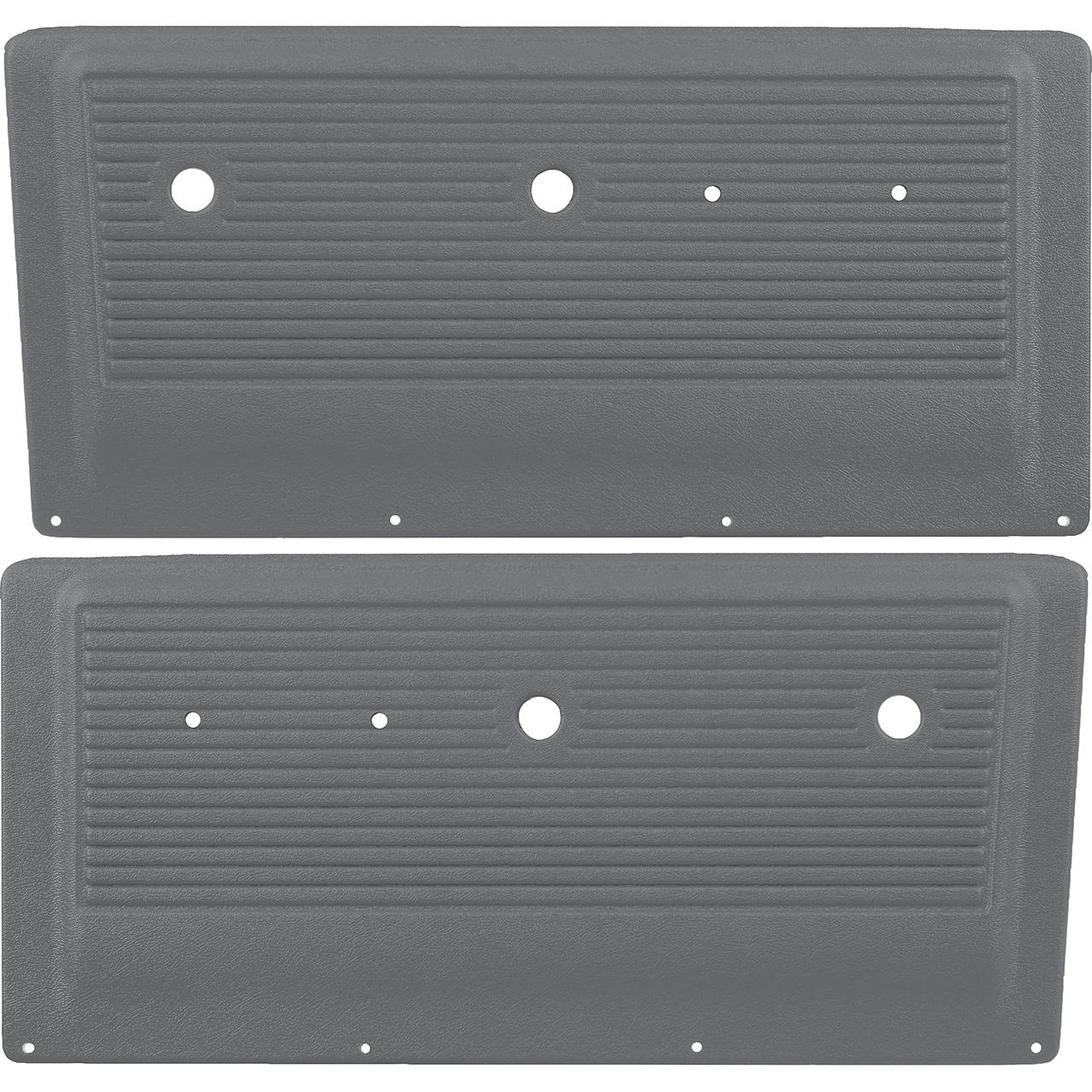 1967-71 Chevy, GMC Pickup, Blazer, Jimmy, Suburban Interior Door Panels ABS Gray RH & LH Pair