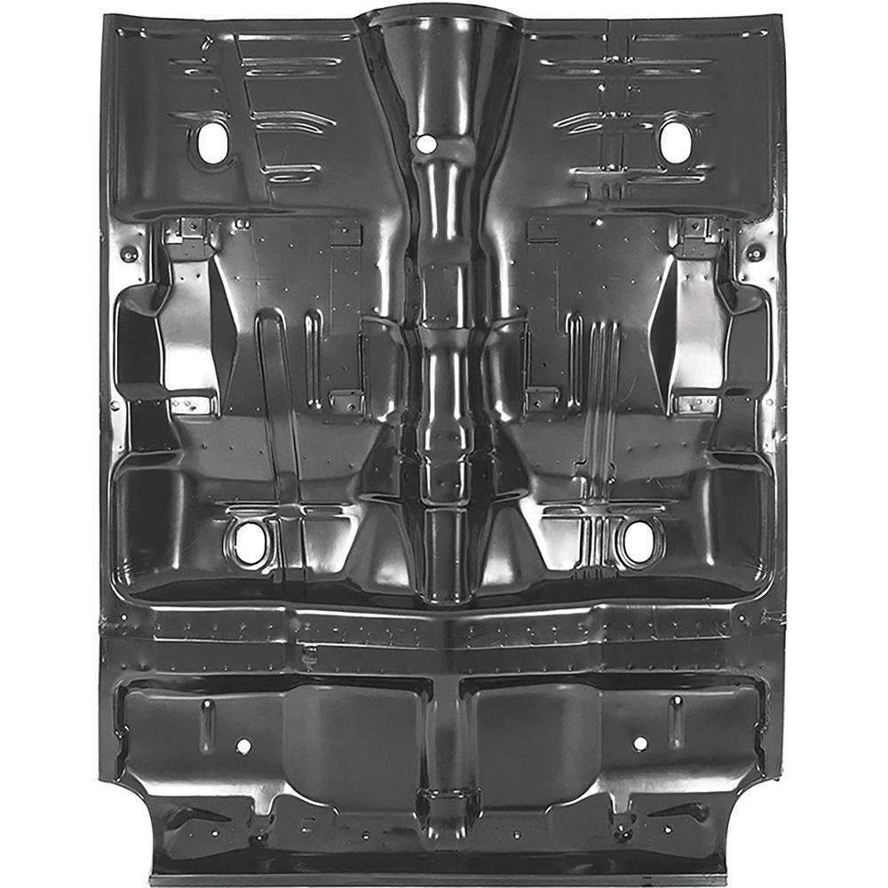 1968-69 El Camino Full Floor Pan With Braces With Seat Brackets With Inner Rockers
