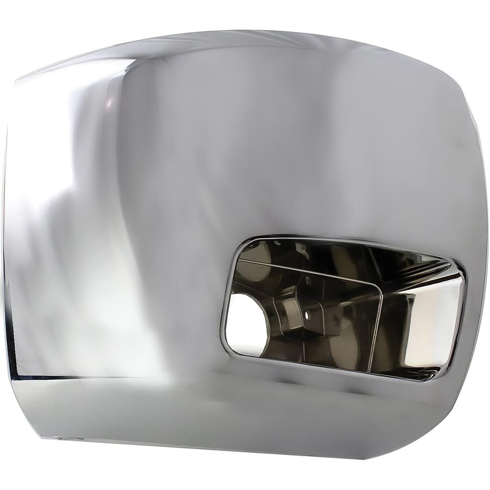 2007-10 Chevrolet Silverado 2500HD, 3500 Front Bumper End Cap Chrome With Light Hole RH