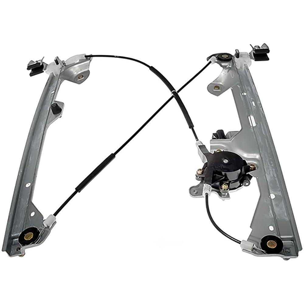 2007-13 Chevrolet Silverado, GMC Sierra GMT900 Crew Cab  Window Regulator, Power, With Motor Rear LH, Driver Side