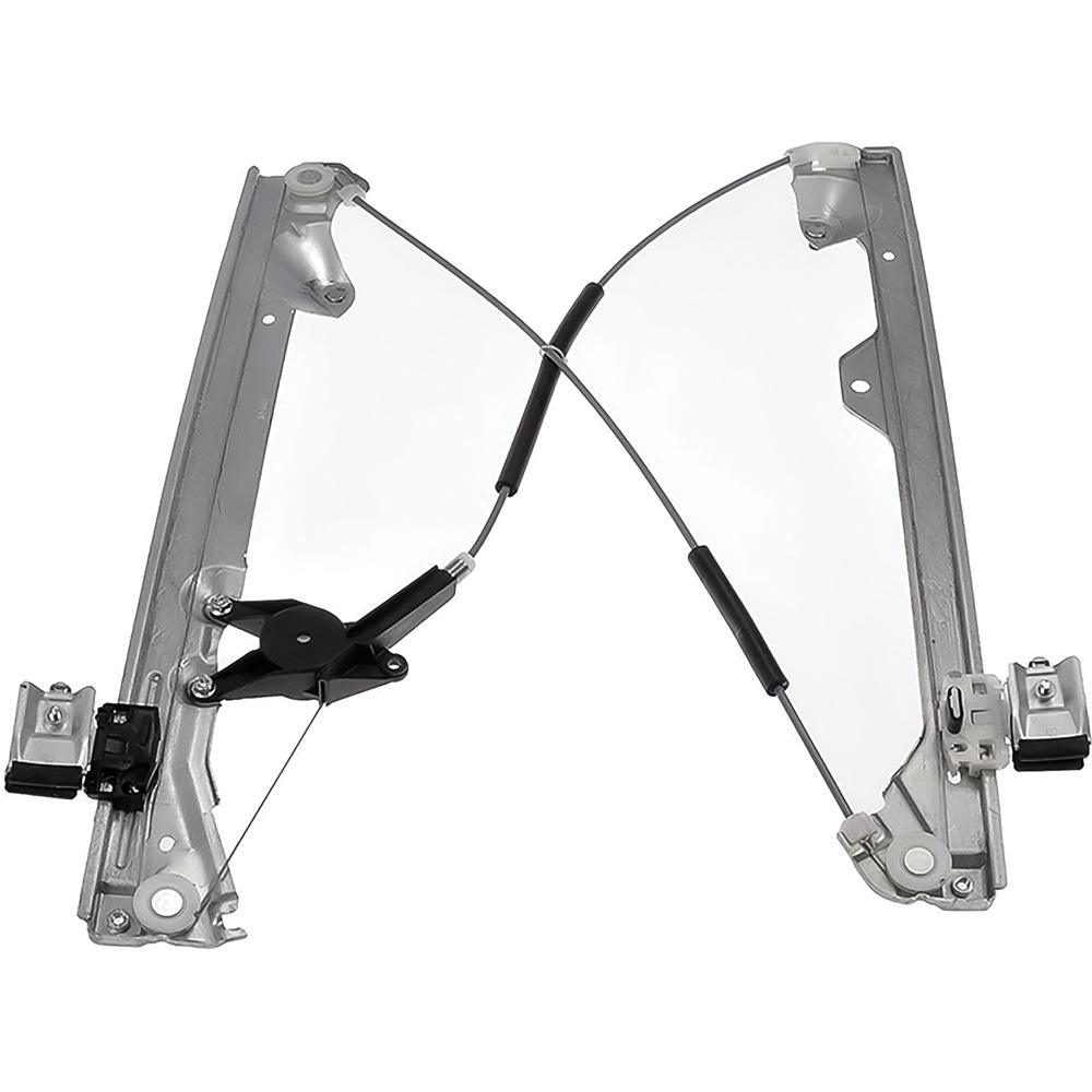 2007-13 Chevrolet Silverado, GMC Sierra GMT900 Crew Cab Window Regulator, Power, Without Motor Rear RH, Passenger Side