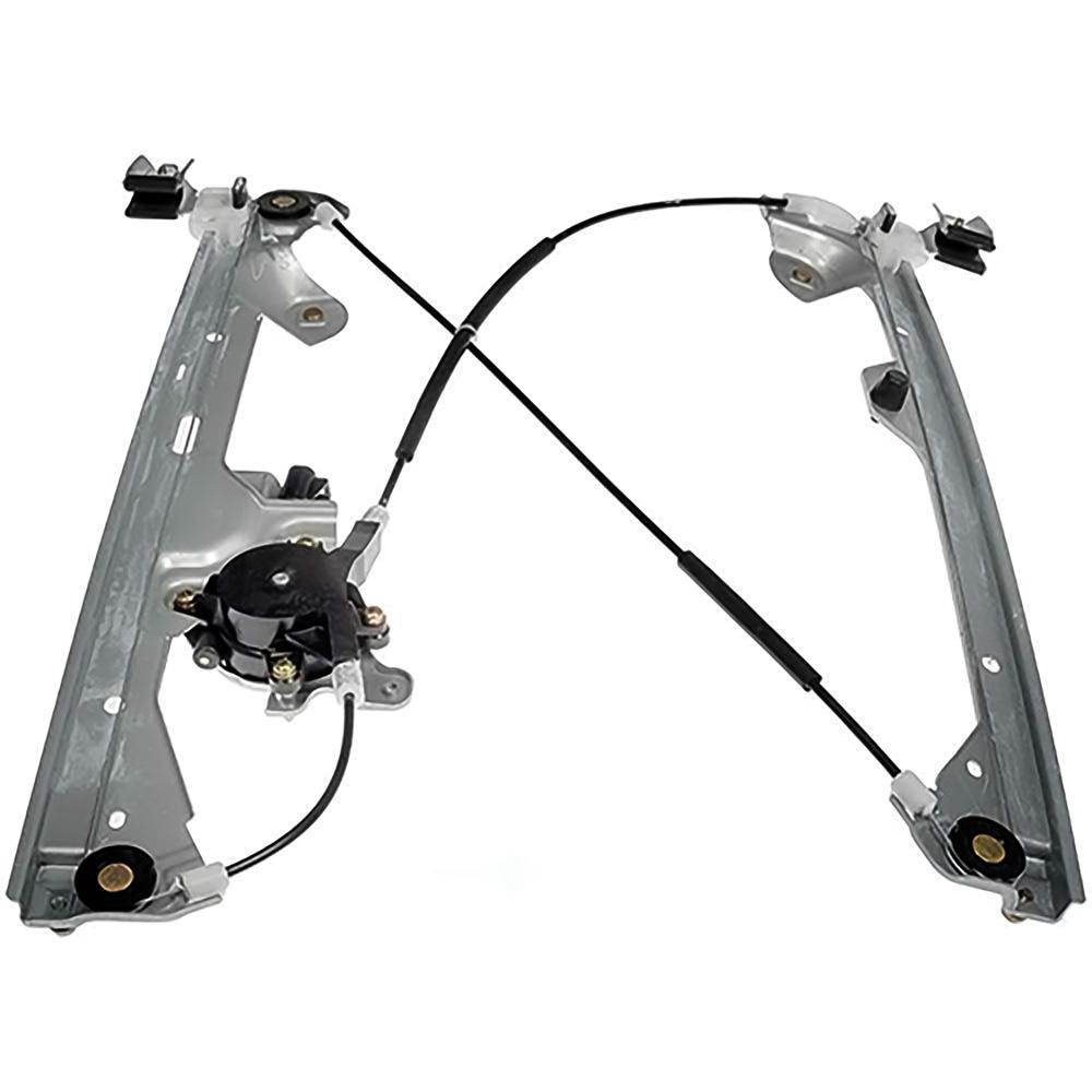 2007-13 Chevrolet Silverado, GMC Sierra GMT900 Crew Cab Window Regulator, Power, With Motor Rear RH, Passenger Side