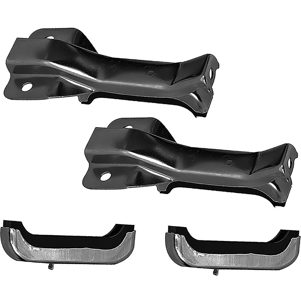 1967-72 Chevy, GMC Pickup, Blazer, Jimmy, Suburban Radiator Retainer Set 8 Pieces with 4 Row Core