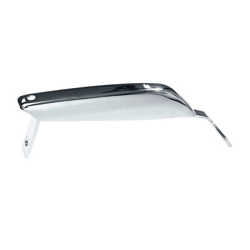 1967-68 Ford Mustang Front Bumper Guard For Use With Rubber Pad RH Passenger Side