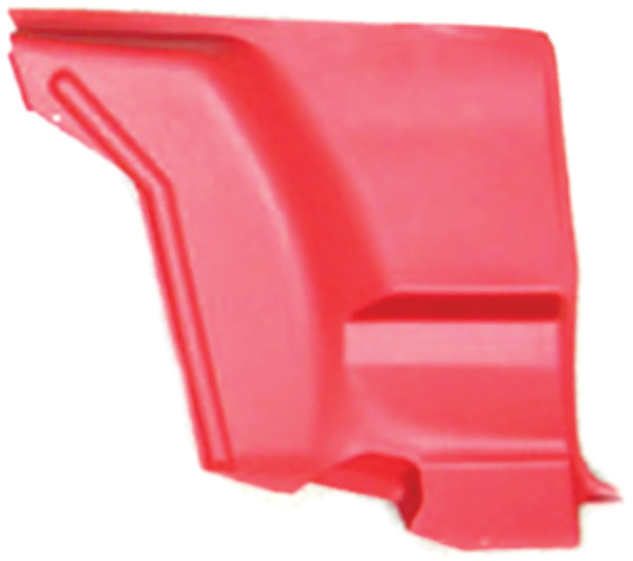 1972-81 Camaro, Firebird Inner Rear Lower Side Panel Red: LH Driver Side