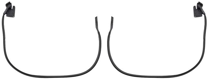 1971-73 Mustang, Cougar Door Frame Weatherstrip Seals Pair