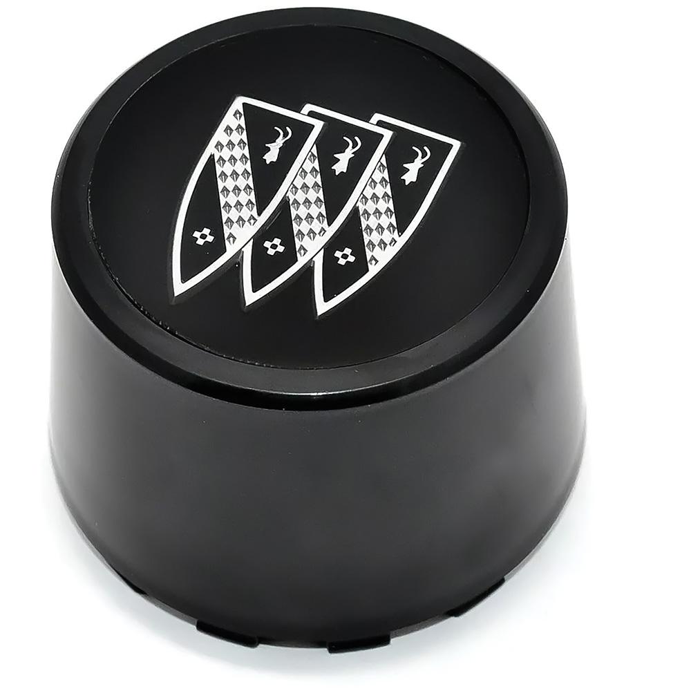 1984-87 Buick Regal, T-Type, Grand National Center Hub Cap Black With Buick Tri-Shield Insert