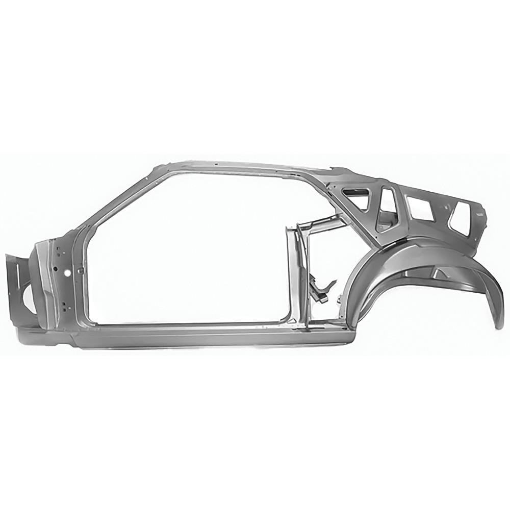 1969 Ford Mustang Fastback Quarter Panel and Door Frame Structure Assembly LH, Driver Side