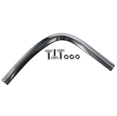 1967-68 Mustang Quarter Panel Extension Molding LH Driver Side Coupe or Convertible with Hardware