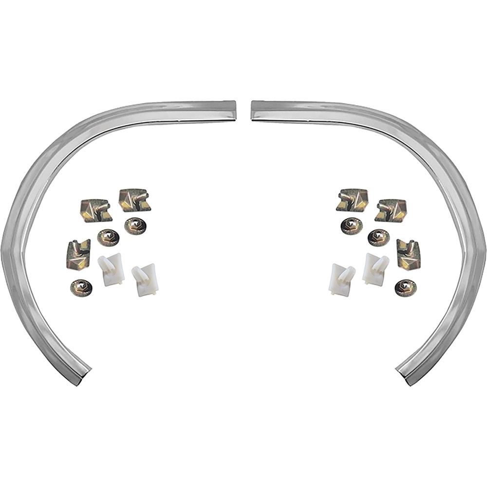1964 Chevelle, Malibu, El Camino Fender Eyebrow Moldings LH and RH Includes Hardware