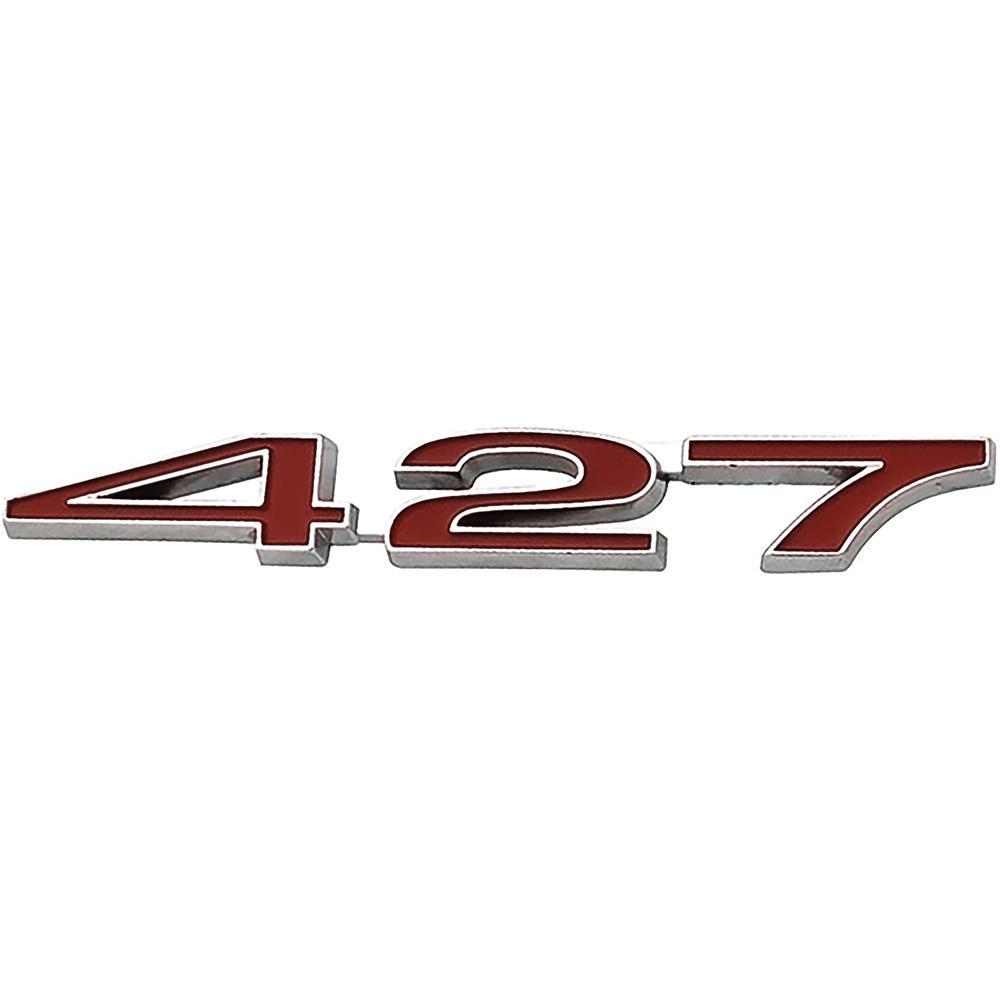 1966-67 Impala, Bel Air, Biscayne, Caprice 427 Front Fender Emblem Each