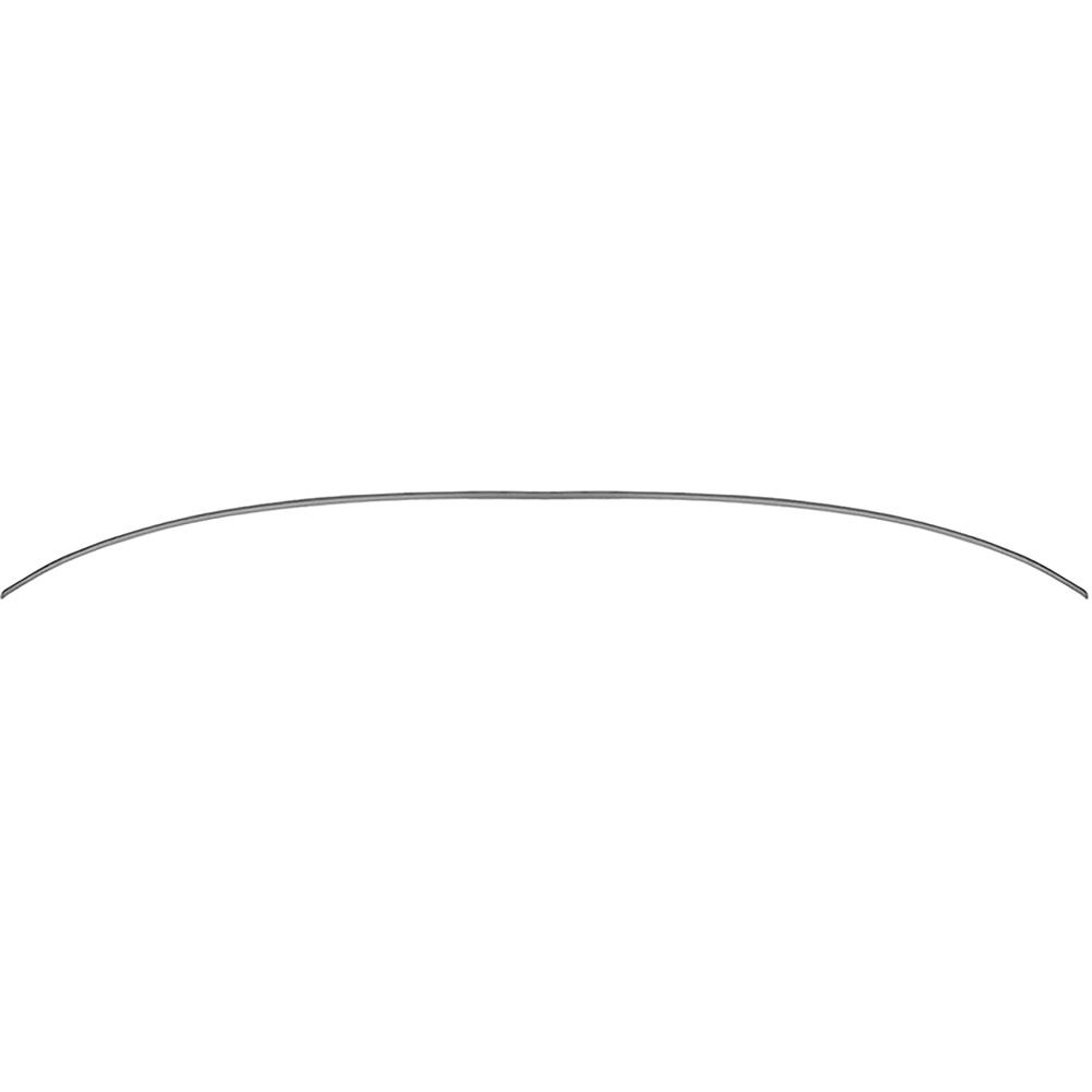 1968-72 Chevelle, Malibu, El Camino 1971-72 GMC Sprint Hood Molding Rear Edge Models with Standard Hood Stainless Steel