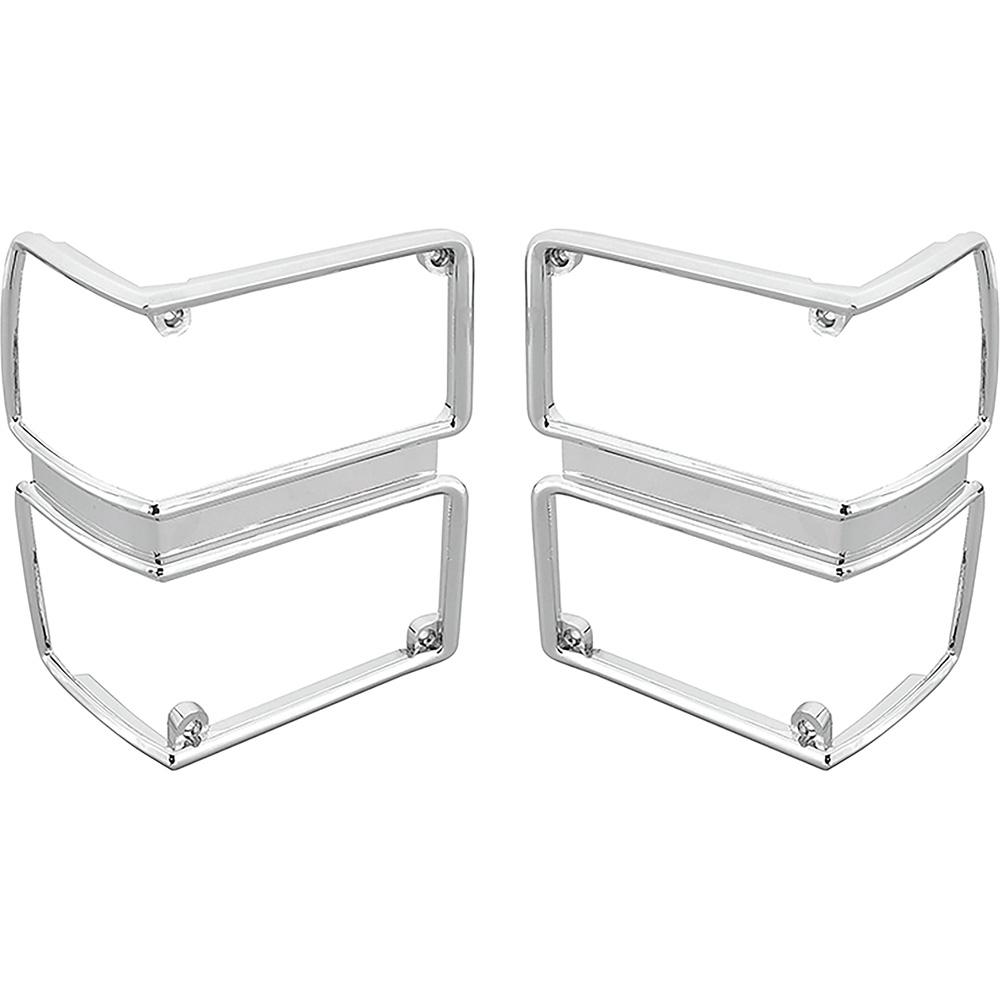 1971 El Camino, Sprint and Chevelle Station Wagon Models Park Lamp Bezels LH and RH Chrome