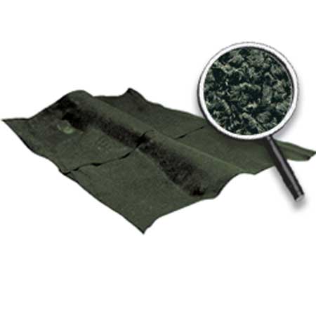 1968-73 Chevy II, Nova Molded Carpet and Underlay Kit Loop 2/4 Door w/o Console Oilve Green