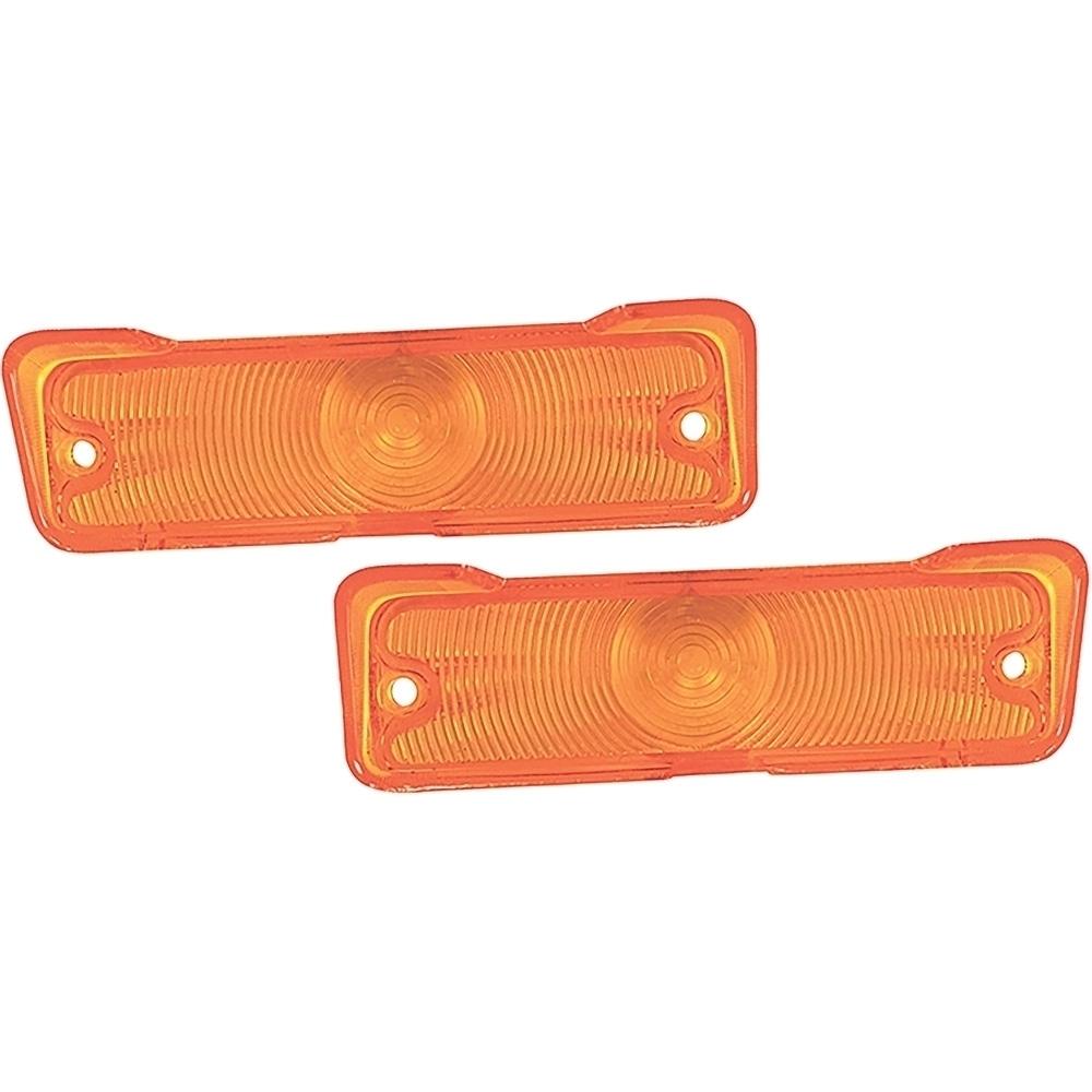 1966 Chevelle, Malibu, El Camino Park Lamp Lenses Amber LH & RH Pair