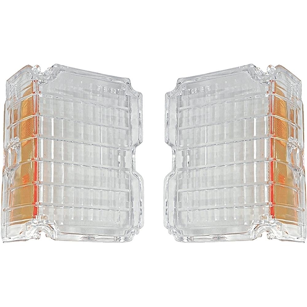 1972 Chevrolet El Camino and Chevelle Station Wagon 1972 GMC Sprint Park lamp Lenses Clear with Amber Diffuser