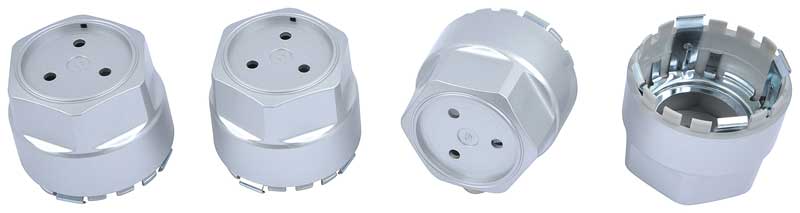 1977-92 Pontiac Firebird Wheel Center Cap Silver with Metal Retaining Clips w/o Logo Set of 4