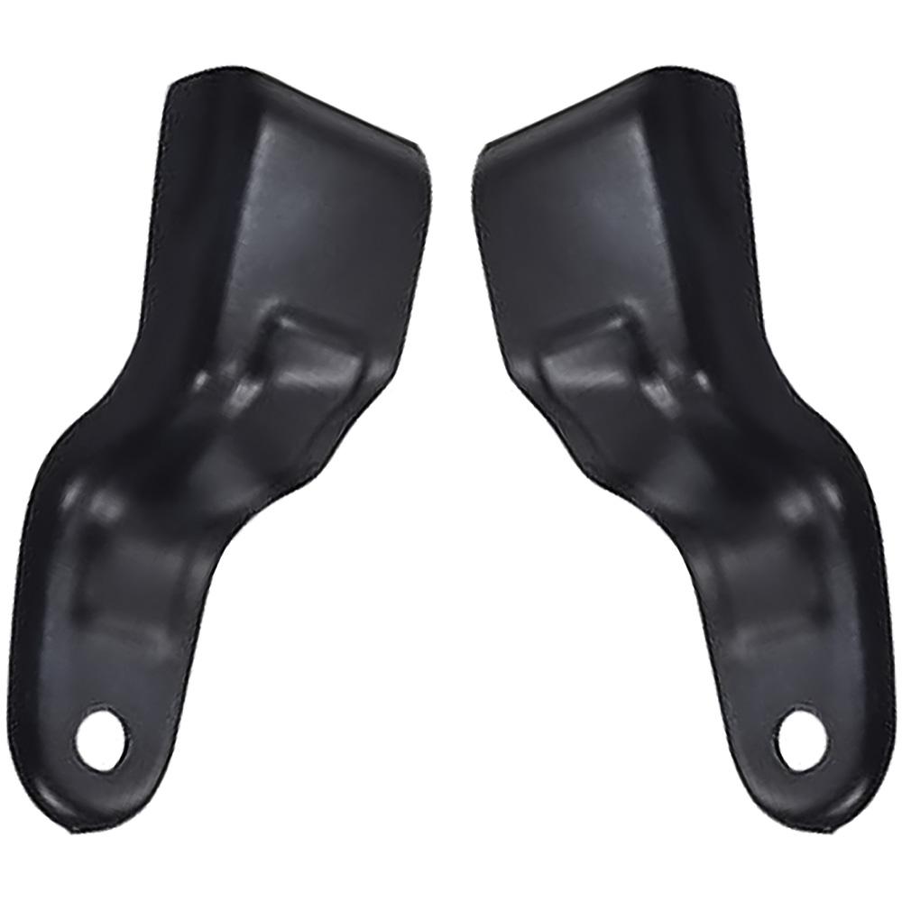 1967-69 Camaro, Firebird Outer Front Bucket Seat Belt Housing Black Pair