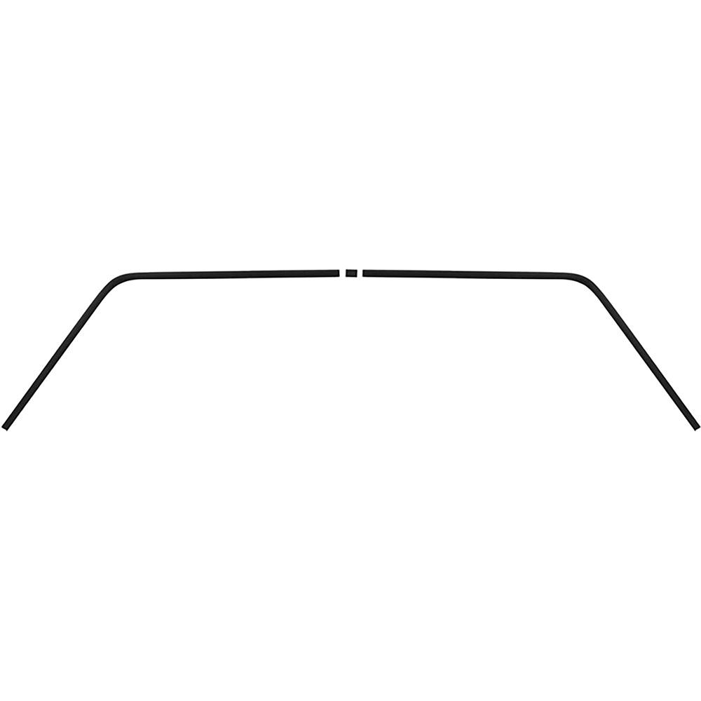 1966-67 Chevrolet Chevelle Oldsmobile 442, F-85 and Cutlass Rear Window Headliner Trim Set 2/4-Door Sedan Black 3 Piece