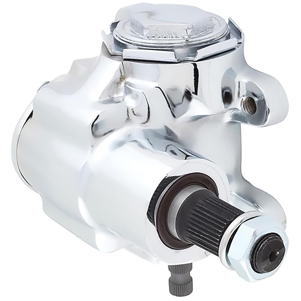1971-78 Vega, Monza, Astre, Sunbird, Starfire Saginaw 140 Steering Gear Box Manual: 20:1 Ratio 5 Turns Lock-To-Lock Chrome