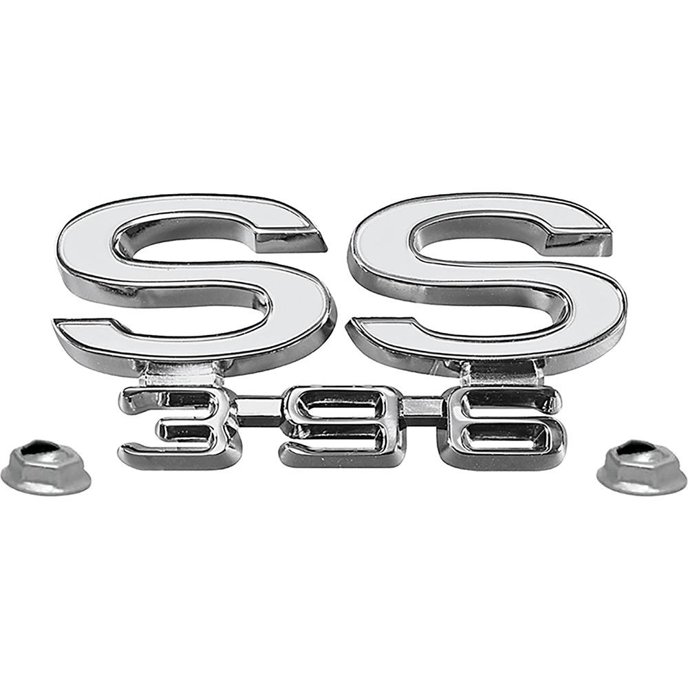 1969 Chevelle SS 396 Rear Panel Emblem Includes Emblem and Fasteners