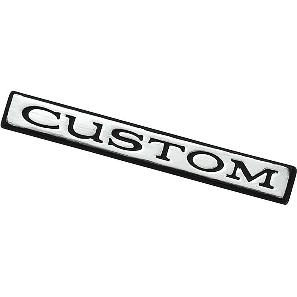 1970-72 Buick Skylark Custom Trunk/Decklid Emblem "CUSTOM"