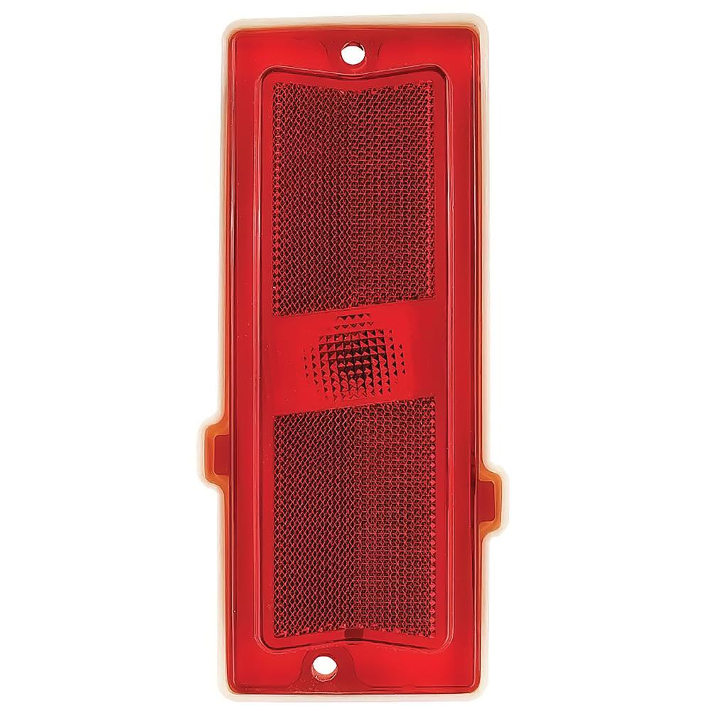 1970 Bel Air, Biscayne, Impala, Caprice 1970-72 Chevelle Rear Side Marker Lamp Lens Assembly LH, Driver Side