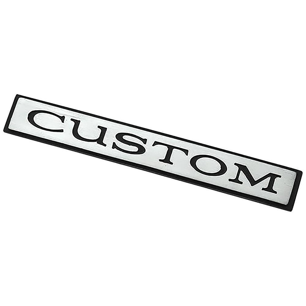 1970-72 Buick Skylark Quarter Panel Emblem "CUSTOM"