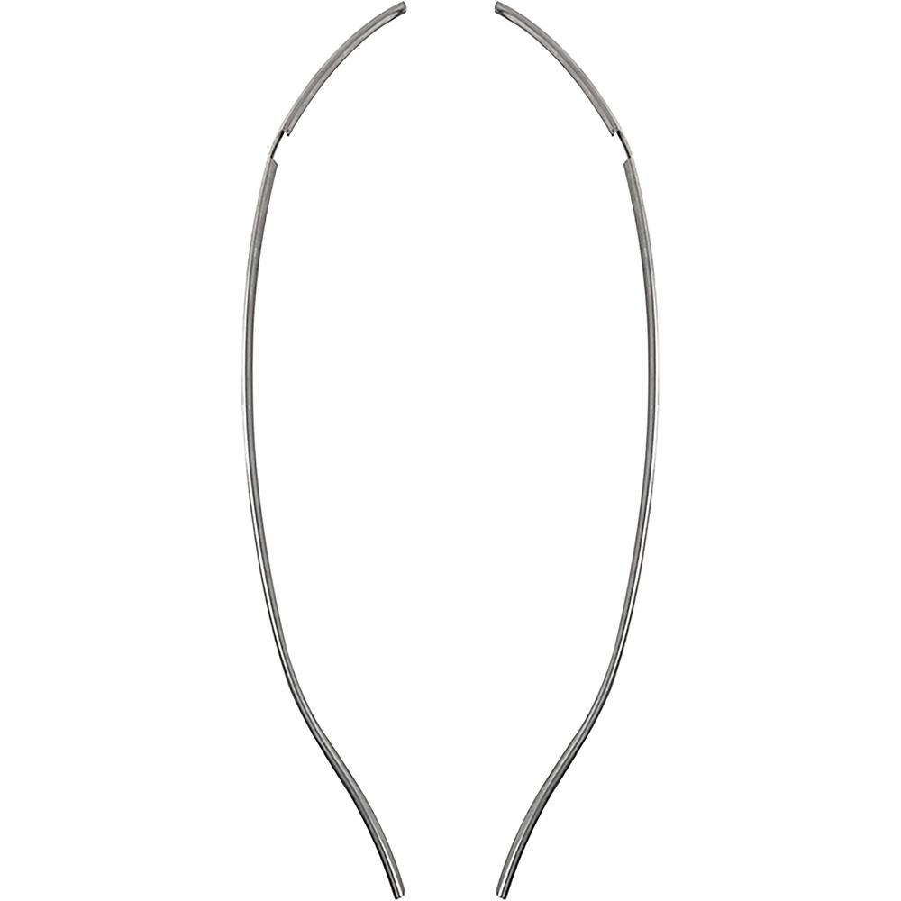 1970-72 Chevelle, Malibu, Door Edge Guards 2-Door Models Polished Stainless Steel LH and RH