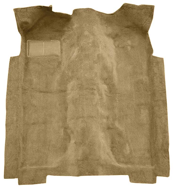 1976-77 Mustang II Molded Cut Pile Passenger Area Carpet Set - Gold