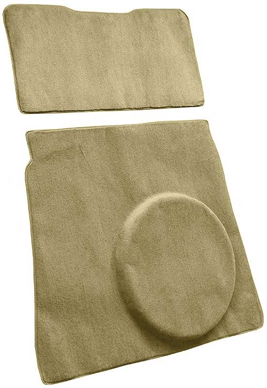 1976-77 Mustang II Cargo Area Cut Pile Carpet Set - Gold