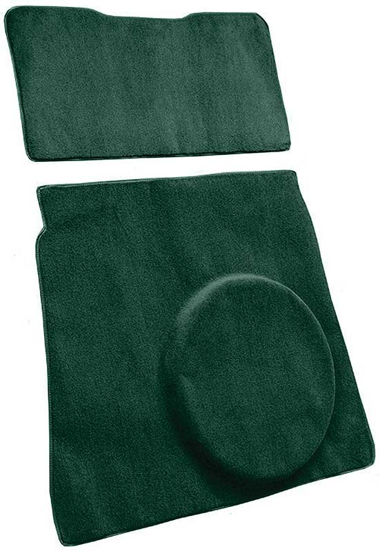 1977 Mustang II Cargo Area Cut Pile Carpet Set - Jade Green