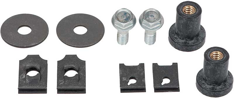 1969 Camaro, Firebird Air Contitioning Condenser Mounting Hardware Kit 10 Piece Set