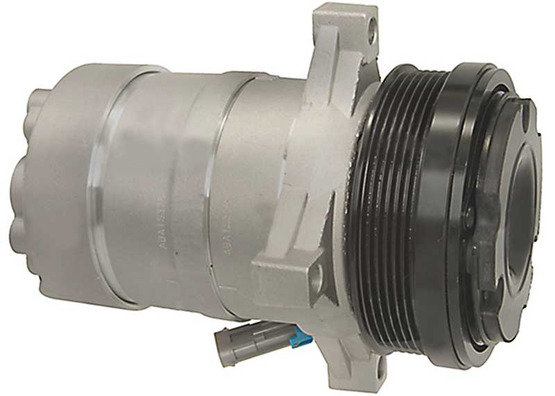 1993-97 GM LT1 HD6 Style AC Compressor w/ 6-Groove Clutch Pulley Cast Finish Brand New