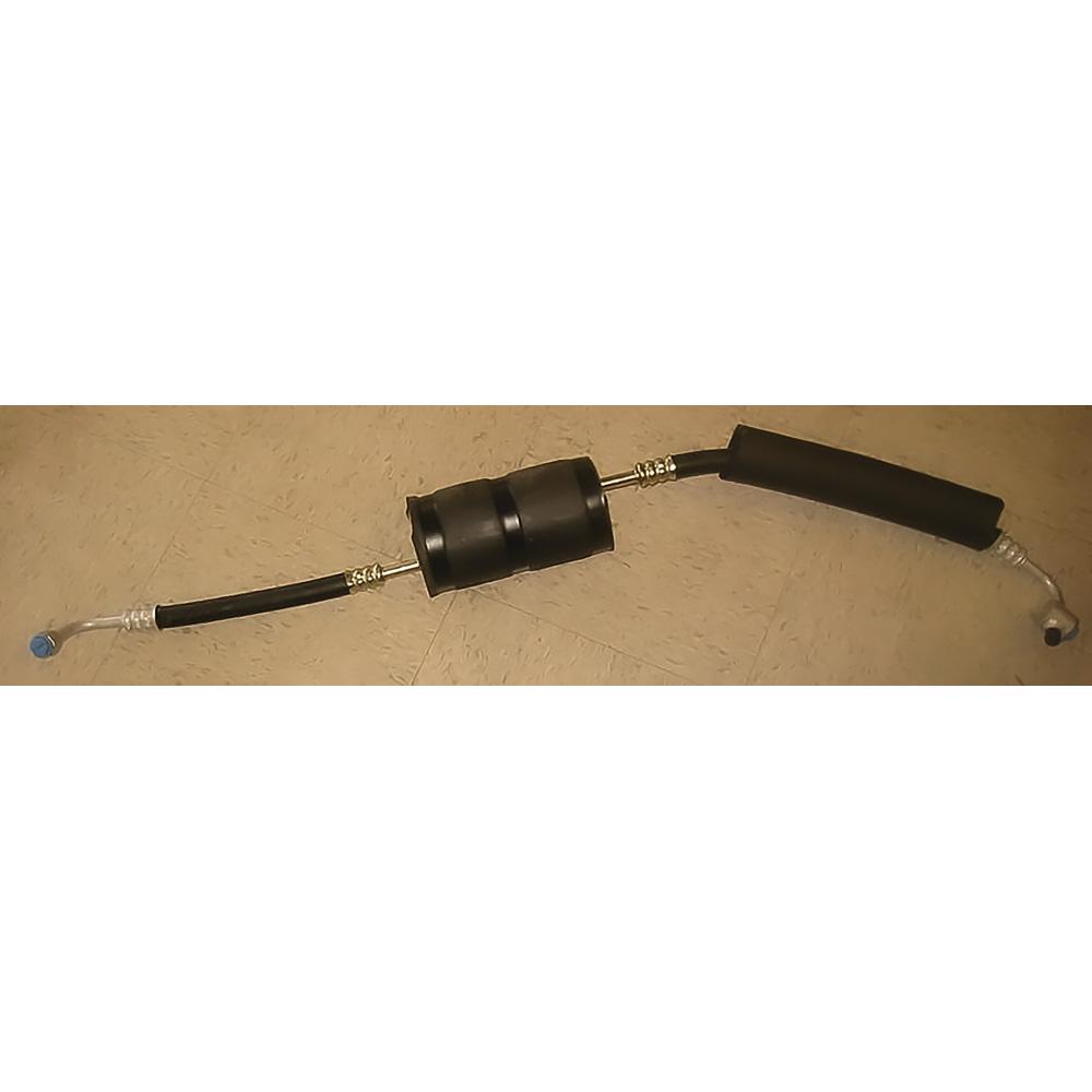 1967-72 Oldsmobile Cutlass, 442, F85 Air Conditioning Discharge Hose/Line with Muffler Compressor to Condenser GM# 404250