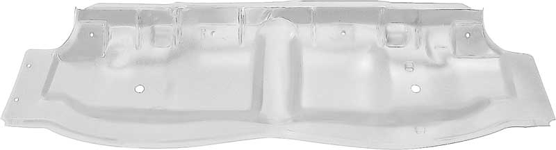 1965-70 Impala, Bel Air, Biscayne, Caprice Rear Seat Floor Pan 2 Door except Station Wagon Silver Weld Thru Coated