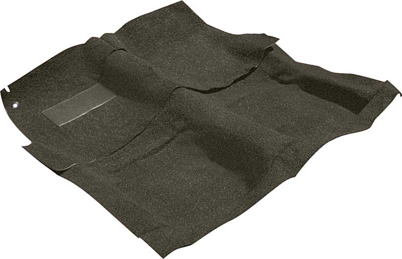 1961-62 Full Size 4 Door Hardtop Fawn/Black Tuxedo (Salt & Pepper) Carpet With Mass Backing