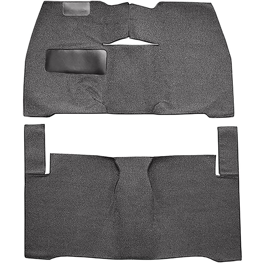 1953-54 Chevrolet Two-Ten, One-Fifty Series Coupe/Sedan 2-Door Complete Cut & Sewn Carpet Set Loop Charcoal